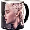 Elbenwald Game of Thrones Tazze Quote Linea Daenery Targaryen Motivo come una presa rotonda da 320 ml di ceramica
