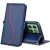 laddutoi Cover per Motorola Edge 60/Edge 60 Fusion 5G, Custodia Flip Case in Pelle PU [Slot Carte] [Supporto Stand] [Magnetica], Libro Portafoglio Custodia per Motorola Edge 60/60 Fusion, Blu