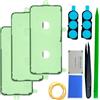 iStable Adesivo Cover Posteriore Compatibile con Samsung Galaxy S21 Fe Nastro di Ricambio Pre-Tagliato per Sportello Batteria, Kit Colla Biadesiva SM-G990B/DS (Confezione da 3)