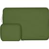 MOSISO 13,3 pollici Custodia Laptop, 13-13,3 pollici Borsa PC Compatibile con MacBook Air/Pro 13/Pro 14 M5 M4 M3 M2 M1, HP Dell Lenovo, Neoprene Borse Computer con Custodia Piccola, Army Green