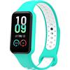 BBZ Cinturino in Silicone Morbido Impermeabile Sportivo Compatibile con Amazfit Band 7 Cinturino