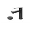 FLAT MISCELATORE LAVABO NERO OPACO