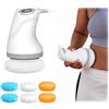Helining Massaggiatore anticellulite, con 6 cuscinetti lavabili, massaggiatore portatile anticellulite, scolpire il corpo, allevia l'affaticamento di collo, spalle, vita, addome, glutei, gambe