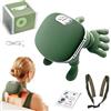 Hlayshing Massaggiatore Riscaldato Bionico,Massaggio Elettrico a Impastamento 4D per Tessuti Profondi,Massaggiatore Shiatsu Portatile Wireless per Collo e Schiena per Casa,Ufficio,Viaggi,Macchina