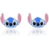 Disney Orecchini a bottone Disney Stitch da donna realizzati in Argento Sterling