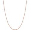 U7 Catenina Uomo Oro Rosa Acciaio Inossidabile Chirurgico Larghezza 2,5mm Lunghezza 51+ 5cm Placcato Oro Rosa Collana Catenina Acciaio Donna per Ciondolo Regalo per Compleanno Natale