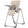 Inglesina My Time Seggiolone Pappa, Butter, Reclinabile dalla Nascita ai 36 Mesi, Pieghevole, Design Moderno, Comfort e Igiene Massimi