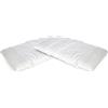 Talamo Italia - Set di 4 Cuscini per letto, 100% Made in Italy, Guanciale sfoderabile a saponetta in Memory Foam forato, Anallergico e Traspirante, 70x39xh10 cm