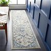 Safavieh Tappeto Distressed per Salotto Sala da Pranzo Camera da Letto - Madison Collection Pelo corto, Avorio e Grigio, 80 x 180 cm