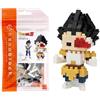 nanoblock Bandai - Nanoblock - Vegeta - Dragon Ball Z - Mini statuina in mattoncini - Gioco di costruzione - Kit per il montaggio di personaggi manga pixel - NBDB004