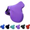 Majestic Ally Coprisella inglese con manico regolabile, tessuto elasticizzato a 4 vie in spandex/elastan, vari colori (viola)
