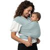 Boba Wrap - Fascia Elastica Porta Bebè Neonato, Portabimbo Facile da Indossare - (Serenity Celadon)