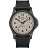 Luminox Orologio analogico da uomo con cinturino in silicone e tessuto, XL.1971. Set, Nero, Militare