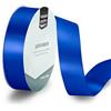 Vaessen Creative Nastro di Raso Blu Brillante - Nastro Colorati 20 m x 25 mm per il Fai-da-te - Decorazioni Matrimonio - per Regali e Segnalibri