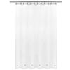 Barossa Design Tenda da doccia lunga con 6 magneti, 182,9 x 198,1 cm, impermeabile, in PEVA, per vasca da bagno, senza PVC, occhielli in metallo, gelo, 182 x 78 cm