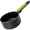 Fackelmann Casseruola da 16 cm in Alluminio Riciclato PFAS FREE, Casseruola antiaderente per Induzione con Rivestimento, Manico Soft Touch, Linea Oliva
