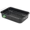 Russell Hobbs CW9161 - Teglia da forno alta con rivestimento in smalto porcellanato Romano, 34 cm, teglia quadrata, nero