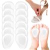 ElevateTech Cuscinetti per piedi, 5 paia di cuscinetti Metatarsal in silicone, cuscinetti in gel per balle per piedi, da donna, da uomo, in morbido gel per sostenere l'avampiede, imbottitura per