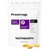 Youth & Earth Preservage Resveratrolo, 410 mg, 60 Capsule Vegane | Supporto Al Benessere E All'Invecchiamento Sano, Curcumina, Quercetina E BioPerine, Formula Vegana, 2 Capsule Al Giorno