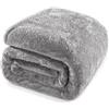 Whale Flotilla Coperta in pile soffice, calda coperta in fleece per divano, coperta per la casa e per il divano, super morbida e accogliente, 230X270CM, grigio