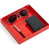 Situér Milano Svuotatasche Design Moderno 20x20cm in Metallo Verniciato Rosso Made in Italy - Vassoio Portaoggetti Versatile, Elegante e Raffinato