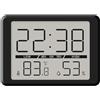 WIYETY Sveglia digitale: piccola sveglia da viaggio, orologio digitale con luce notturna, temperatura dell'umidità, 12/24 ore ℃/℉, sveglia magnetica da parete per casa, cucina, bagno