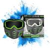 Gel Blaster Maschera Viso Elite - Protezione modulare per il gioco con Gel Blaster, utilizzabile come occhiali protettivi o maschera facciale completa, design traspirante e regolabile