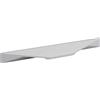 cyclingcolors 1x Maniglia per Mobili 446 mm profilo Zoid maniglia in alluminio per cassetti armadi ante arredamento cucina camera finitura alluminio