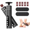NCONCO Pedicure Elettrico Professionale,9 Velocità Regolabili Set Ricaricabile 2 in 1 con LED e Dischi Abrasivi Intercambiabili Rimuovi Fresa Calli e Duroni Piedi per Delle Unghie Manicure Talloni