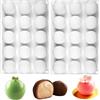 YLOOKO 2 Pezzi Stampo In Silicone a Sfera,15 Cavità Stampo per Cioccolatini, Stampo Sfera Silicone,3D Stampi Sferici,per Torta,Gelatina,Budino,Cioccolato,Mousse a Cupola Torta