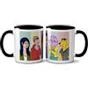 SMARTYPANTS BoJack - Tazza da caffè in ceramica per bevande calde e fredde (manico nero)