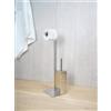 Metaform Piantana portarotolo con scopino incluso in acciaio inox 304 Zeus di Metaform