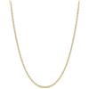 U7 Catenina Uomo Oro Acciaio Inossidabile Chirurgico Impermeabile Larghezza 2,5mm Lunghezza 61cm + 5cm Placcato Oro 14K Collana Catenina Acciaio Uomo per Ciondolo Regalo per Compleanno Natale