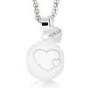 MAMIJUX Chiama Angeli Cuore Mamma Idea Regalo Gravidanza Collana Donna Richiamo degli Angeli Catenina Acciaio