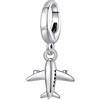 ShiYu Ciondoli in argento sterling 925 per braccialetti Pandora, Argento, Nessuna pietra preziosa