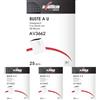 Alevar Buste Trasparenti con Apertura a U, Formato cm 23x33, Spessore 90 micron, Confezione da 100 Pezzi