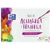 OXFORD Blocco per acquerello e tempera scolastica A3 + copertina morbida/copertina rigida 10 fogli 300 g liscia, blocco a spirale