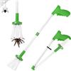 Udbrud Spider Catcher, Acchiappasogni con Manico Lungo, Cattura Insetti, Acchiappa Ragni, Trappola per Insetti Portatile, Acchiappa Ragni Telescopico per Vespe Scorpione Insetti Gambe (Verde)