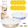 Viitech Trappola per Pulci 2 Confezione, Killer Elettrico per Pulci con Batteria AAA/Alimentato Tramite USB con 4 modalità di Luce, Lampada per Intrappolare Le Pulci Non Tossica