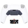 eXtremeRate Trasforma Rise in Rise4-Tasti Posteriori K1 K2 K3 K4&Scheda PCB Ricambio per ps5 Controller Rise&Rise4 Remap Kit(Non Remap Kit Completo)-Sterling Silver