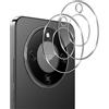 Lutree per Honor Magic 8 Lite 5G Vetro Temperato Pellicola Fotocamera, 2 Pezzi Durezza 9H HD Lente Protettiva, Anti-Graffio Senza Bolle Fotocamera Protezione -Transparent