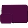 MOSISO 16 pollici Custodia Laptop, 15-15,6 pollici Borsa PC Compatibile con MacBook Pro 16, HP, Acer, Dell, Lenovo, ASUS Quaderno, Neoprene Borse Computer con Custodia Piccola, Magenta Purple