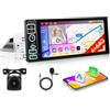 Motorsi 4+64G Autoradio 1 Din A-pple Carplay Android Auto Radio, Radio Stereo Doppio DIN da 6,9 Pollici con Touchscreen IPS, Autoradio Android 15 con Bluetooth 5.0/GPS/WiFi/FM/RDS