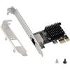 QarulG PCIe Scheda di Rete 1 Gigabit, 1Gb PCIe Network Card, TPCIe RTL8168 1000/100Mbps PCI Gigabit Scheda Ethernet RJ45 LAN Controller Supporta Windows/Linux/MAC
