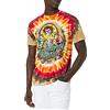 Liquid Blue Maglietta a Maniche Corte da Uomo con Scritta Grateful Dead bay Area Beloved Tie Dye, Tintura a Nodo., XXL