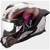 LS2 Casco FF820 RAPID 3 BOHO Bianco Rosa LS2