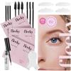 Fleeky Lash Lifting Set - Lifting per ciglia con cuscinetti in gomma - fino a 6 settimane di slancio espressivo senza piegaciglia - delicato e semplice - Made in EU