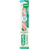 GUM Classic 411 - Spazzolino da denti morbido, confezione risparmio da 10 pezzi, colore: Rosso