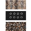 GlamRays 3er Pack Fascia per Capelli Donna con Elastico Largo e Occhielli Metallici Y2K Punk Grunge Benda Frontale Elastica Accessorio Moda Nero Pelle di Serpente Motivo