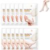Howoatin Rice Exfoliating Smooth Foot Mask Set di maschere per mani con estratto di riso naturale per umidità profonda, cura la pelle secca e screpolata, 6 paia di maschere per piedi e 6 paia di maschere per
